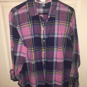 Long sleeve xl flannel from old navy